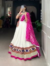 1661WHT Pure Rayon Designer Navratri Special Lehenga Choli Wholesale Price In Surat
